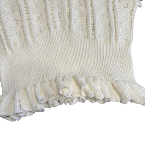 Express White Knit Top - Picture 3 of 8